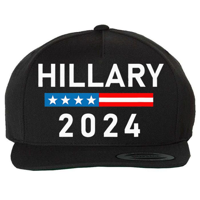 Hillary Clinton 2024 Hillary Clinton For President Wool Snapback Cap