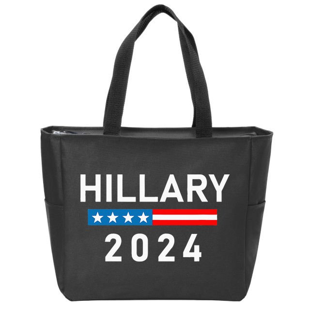 Hillary Clinton 2024 Hillary Clinton For President Zip Tote Bag
