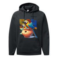 Honduras catracho 504 parrots Performance Fleece Hoodie