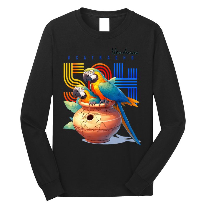 Honduras catracho 504 parrots Long Sleeve Shirt