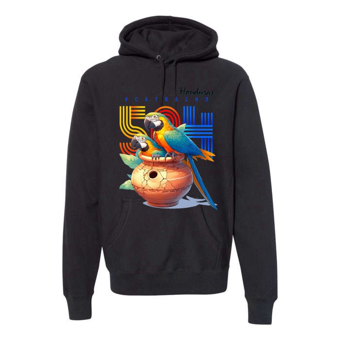 Honduras catracho 504 parrots Premium Hoodie