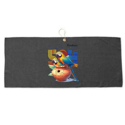 Honduras catracho 504 parrots Large Microfiber Waffle Golf Towel