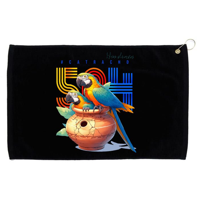 Honduras catracho 504 parrots Grommeted Golf Towel