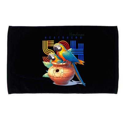 Honduras catracho 504 parrots Microfiber Hand Towel