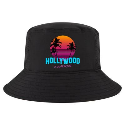 Hollywood California 80s Sunset Cool Comfort Performance Bucket Hat