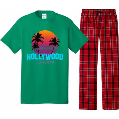 Hollywood California 80s Sunset Pajama Set