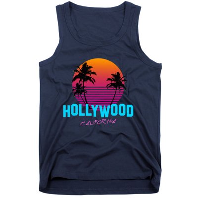 Hollywood California 80s Sunset Tank Top