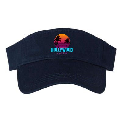 Hollywood California 80s Sunset Valucap Bio-Washed Visor