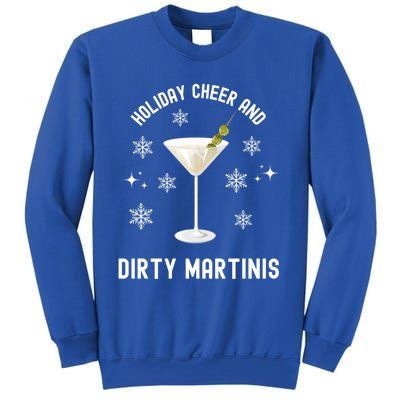 Holiday Cheer And Dirty Martinis Christmas Cocktail Xmas Gift Sweatshirt