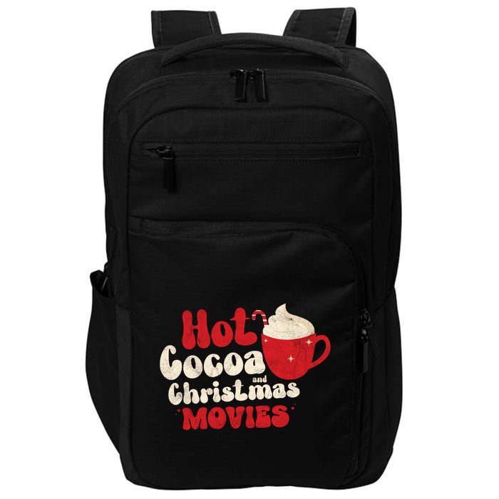 Hot Cocoa And Christmas Movies Holiday Impact Tech Backpack