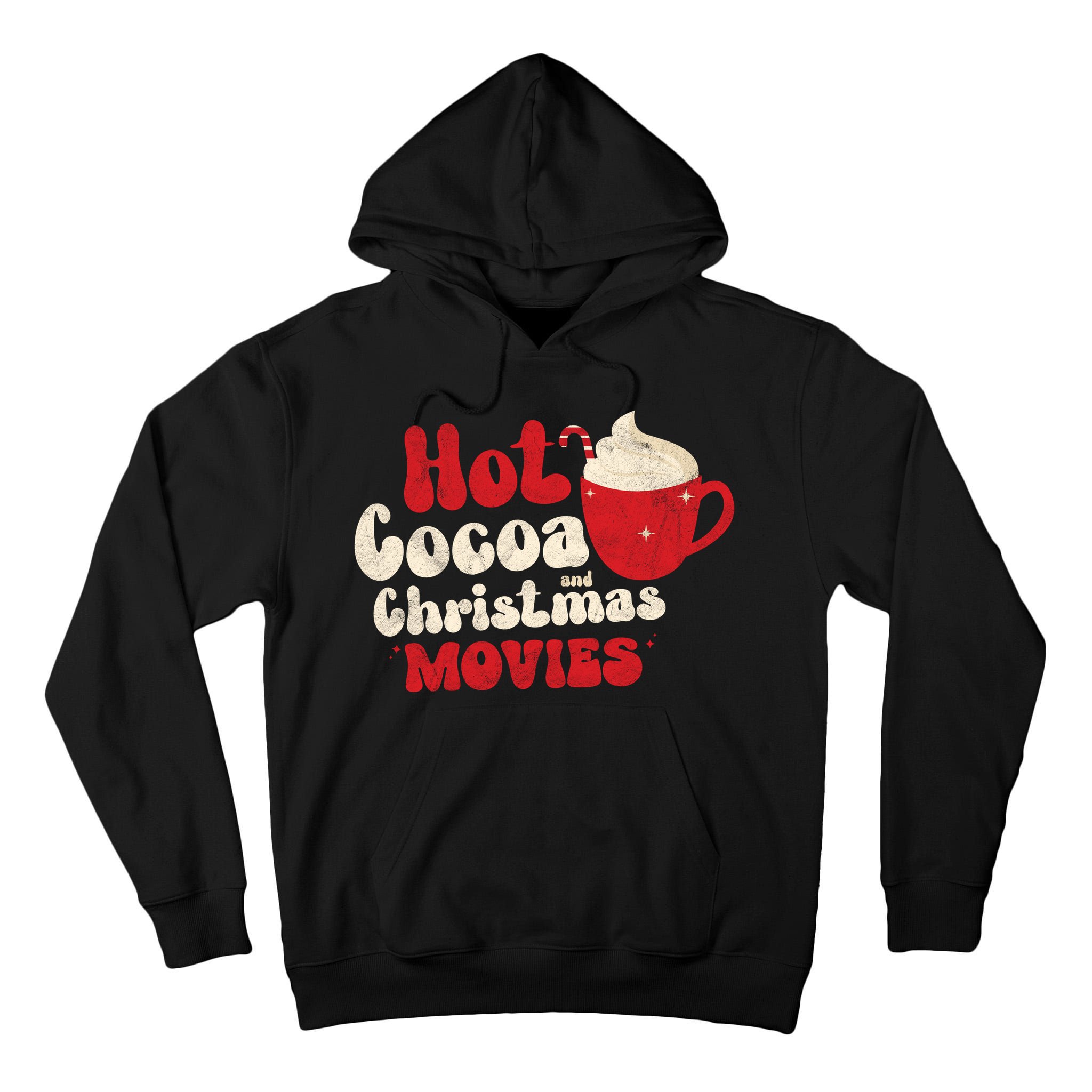 Hot Cocoa And Christmas Movies Holiday Tall Hoodie