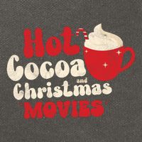 Hot Cocoa And Christmas Movies Holiday Cotton Canvas Backpack