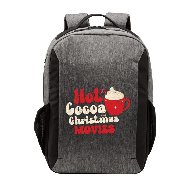 Hot Cocoa And Christmas Movies Holiday Vector Backpack