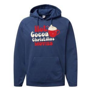 Hot Cocoa And Christmas Movies Holiday Performance Fleece Hoodie