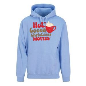 Hot Cocoa And Christmas Movies Holiday Unisex Surf Hoodie