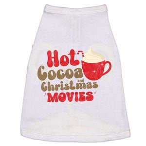 Hot Cocoa And Christmas Movies Holiday Doggie Tank