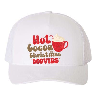 Hot Cocoa And Christmas Movies Holiday Yupoong Adult 5-Panel Trucker Hat