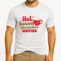Hot Cocoa And Christmas Movies Holiday Cooling Performance Crew T-Shirt