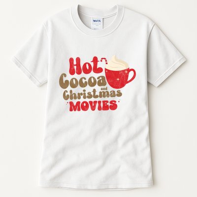 Hot Cocoa And Christmas Movies Holiday Tall T-Shirt