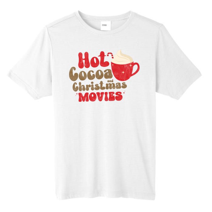 Hot Cocoa And Christmas Movies Holiday Tall Fusion ChromaSoft Performance T-Shirt