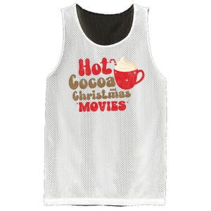 Hot Cocoa And Christmas Movies Holiday Mesh Reversible Basketball Jersey Tank