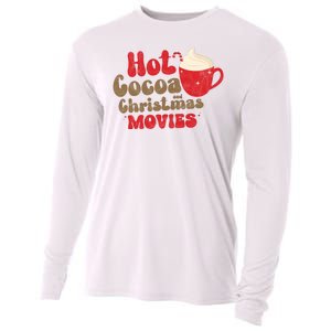 Hot Cocoa And Christmas Movies Holiday Cooling Performance Long Sleeve Crew