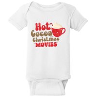 Hot Cocoa And Christmas Movies Holiday Baby Bodysuit