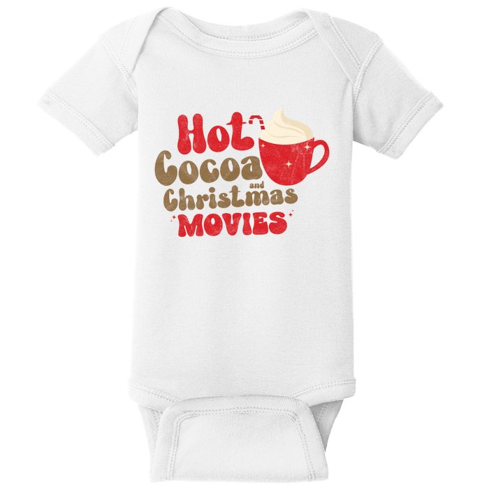 Hot Cocoa And Christmas Movies Holiday Baby Bodysuit