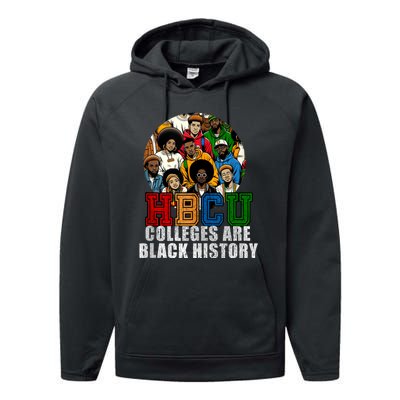 Hbcu Colleges Are Black History Month Performance Fleece Hoodie