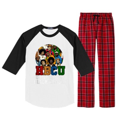 Hbcu Colleges Are Black History Month Raglan Sleeve Pajama Set