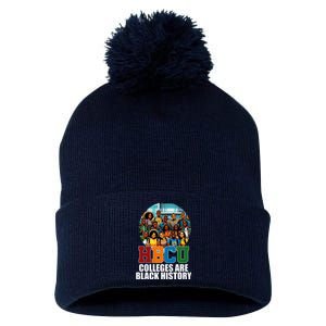 Hbcu Colleges Are Black History Month Pom Pom 12in Knit Beanie