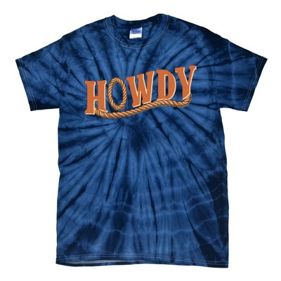 Howdy Cowboy And Cowgirl Western Tie-Dye T-Shirt