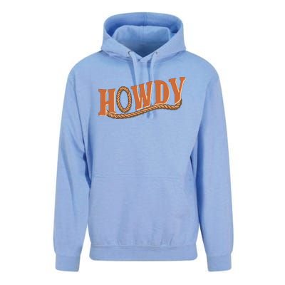 Howdy Cowboy And Cowgirl Western Unisex Surf Hoodie