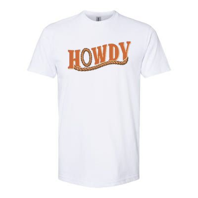 Howdy Cowboy And Cowgirl Western Softstyle CVC T-Shirt