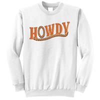 Howdy Cowboy And Cowgirl Western Sweatshirt