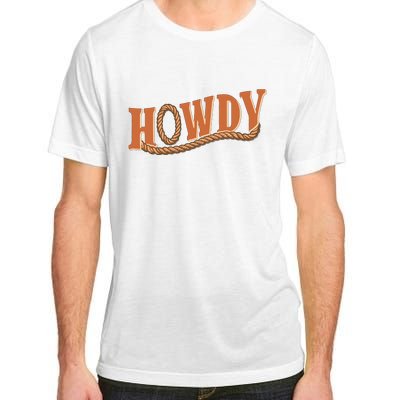 Howdy Cowboy And Cowgirl Western Adult ChromaSoft Performance T-Shirt