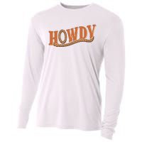 Howdy Cowboy And Cowgirl Western Cooling Performance Long Sleeve Crew