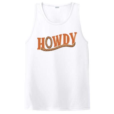 Howdy Cowboy And Cowgirl Western PosiCharge Competitor Tank