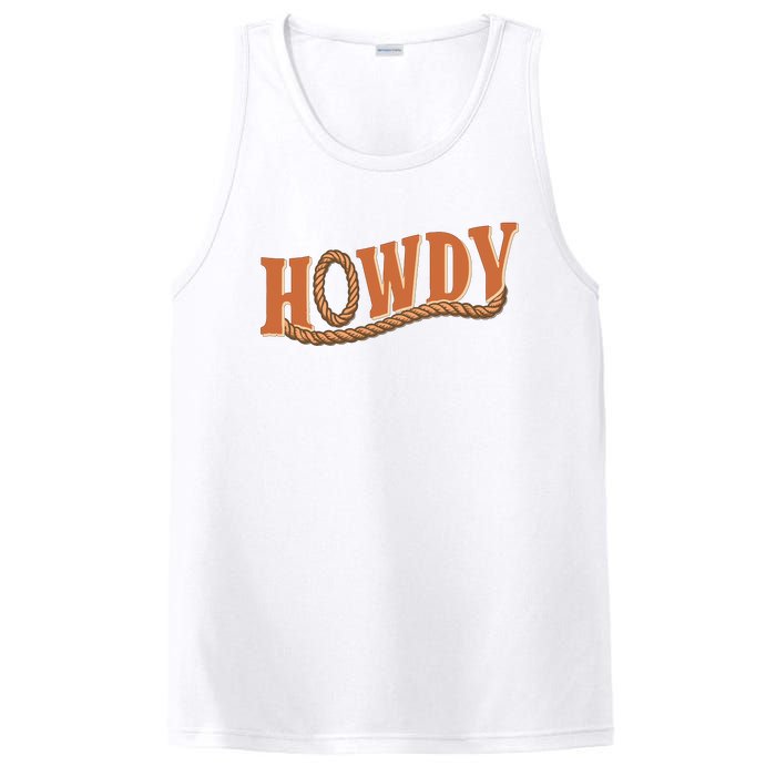 Howdy Cowboy And Cowgirl Western PosiCharge Competitor Tank