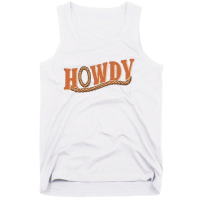 Howdy Cowboy And Cowgirl Western Tank Top