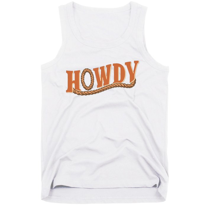 Howdy Cowboy And Cowgirl Western Tank Top