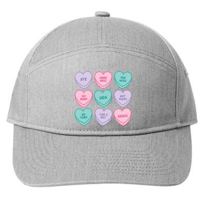 Heart Candy Antivalentine 7-Panel Snapback Hat