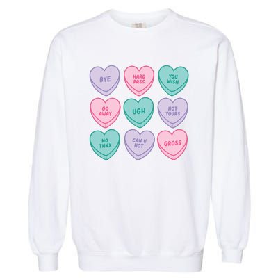 Heart Candy Antivalentine Garment-Dyed Sweatshirt