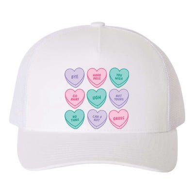 Heart Candy Antivalentine Yupoong Adult 5-Panel Trucker Hat