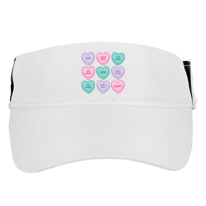 Heart Candy Antivalentine Adult Drive Performance Visor