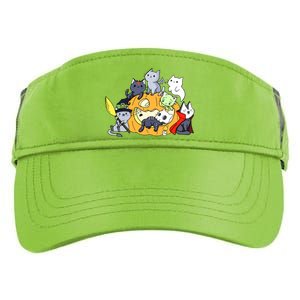 Halloween Cats Anime Cat Kawaii Neko Pumpkin Cat Lover Halloween Adult Drive Performance Visor