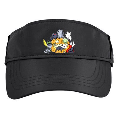 Halloween Cats Anime Cat Kawaii Neko Pumpkin Cat Lover Halloween Adult Drive Performance Visor