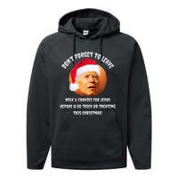 Happy Christmas Anti Joe Biden Funny Halloween Pumpkin Performance Fleece Hoodie