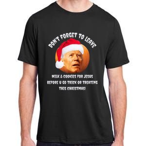 Happy Christmas Anti Joe Biden Funny Halloween Pumpkin Adult ChromaSoft Performance T-Shirt