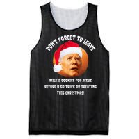 Happy Christmas Anti Joe Biden Funny Halloween Pumpkin Mesh Reversible Basketball Jersey Tank